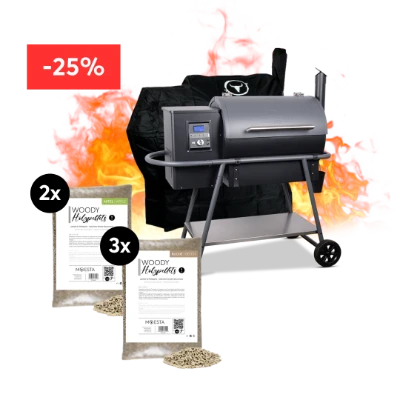 Sheriff Pellet Grill GRILL INTO MAY Set
