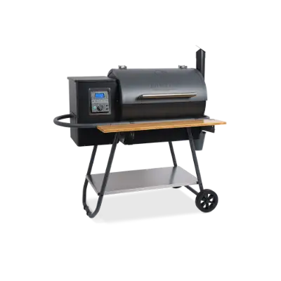 Sheriff Pellet Grill with Storage Board